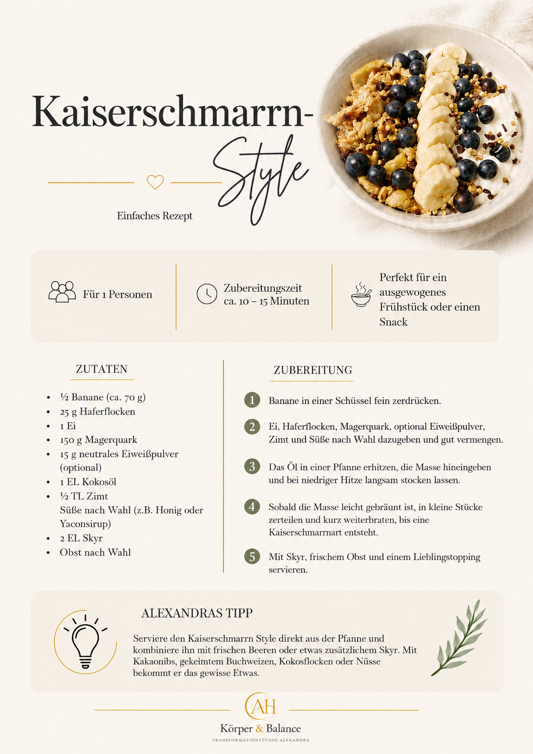Kaiserschmarrn Style